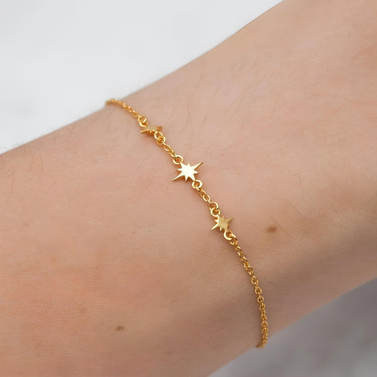 Twinkling Stars Gold Bracelet